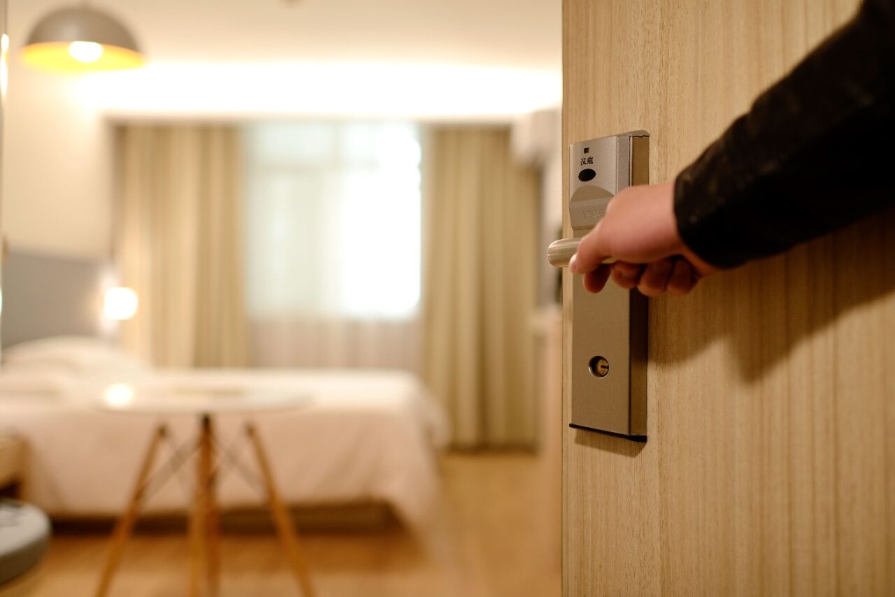Indoor air quality monitoring in hotels